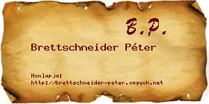 Brettschneider Péter névjegykártya